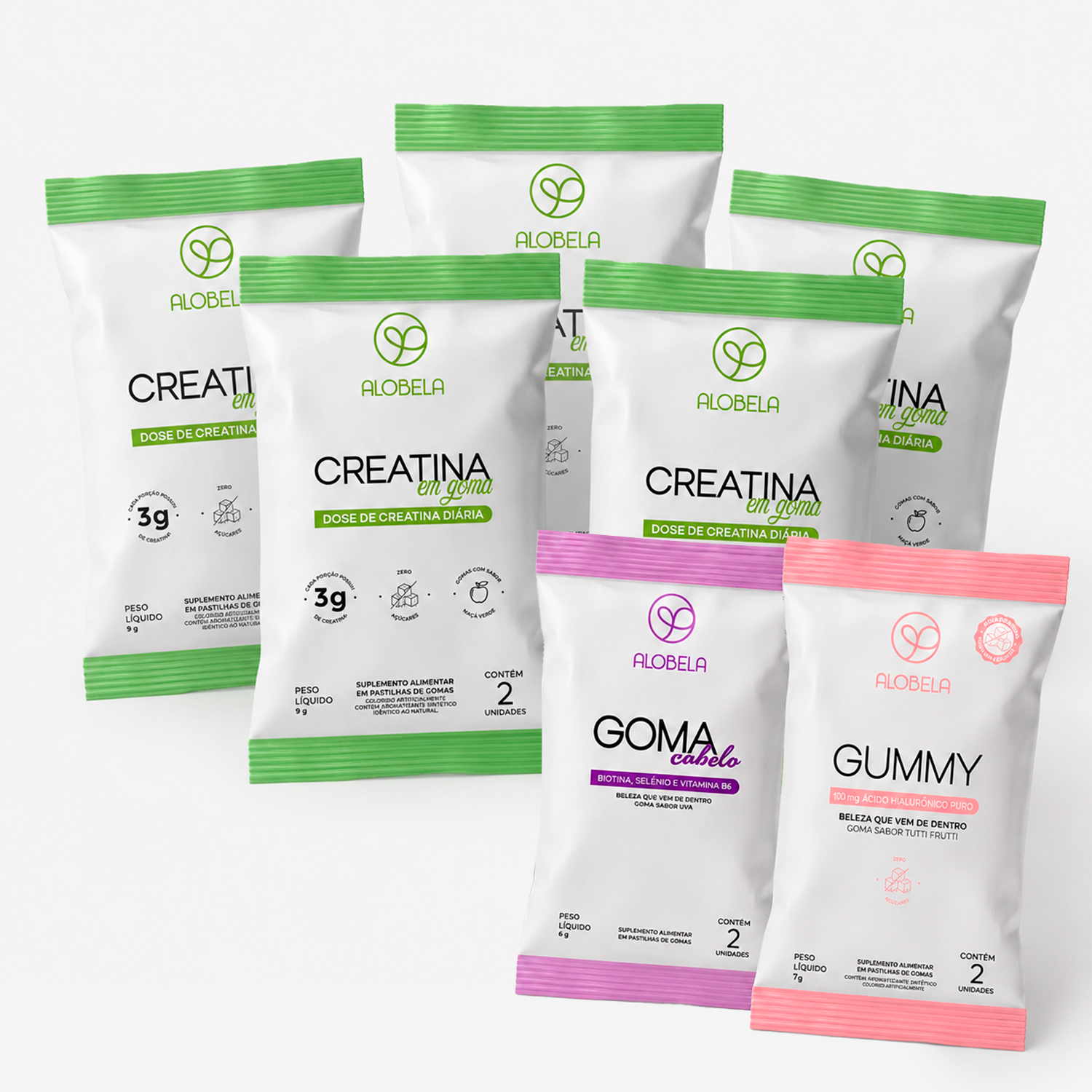 Creatina em goma - Amostra Grátis