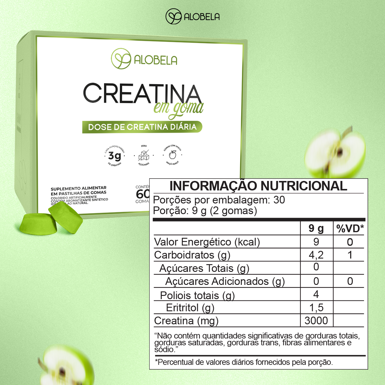 Creatina em goma