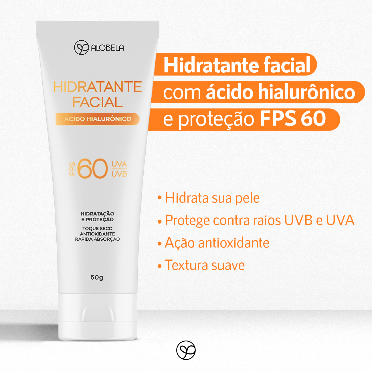 Hidratante com FPS 60