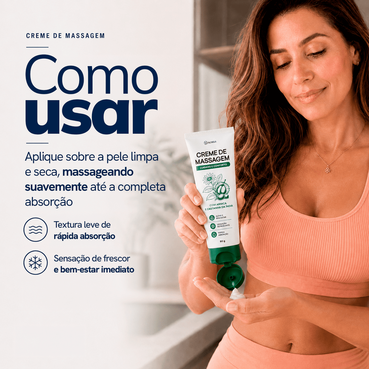 Creme de Massagem com Arnica