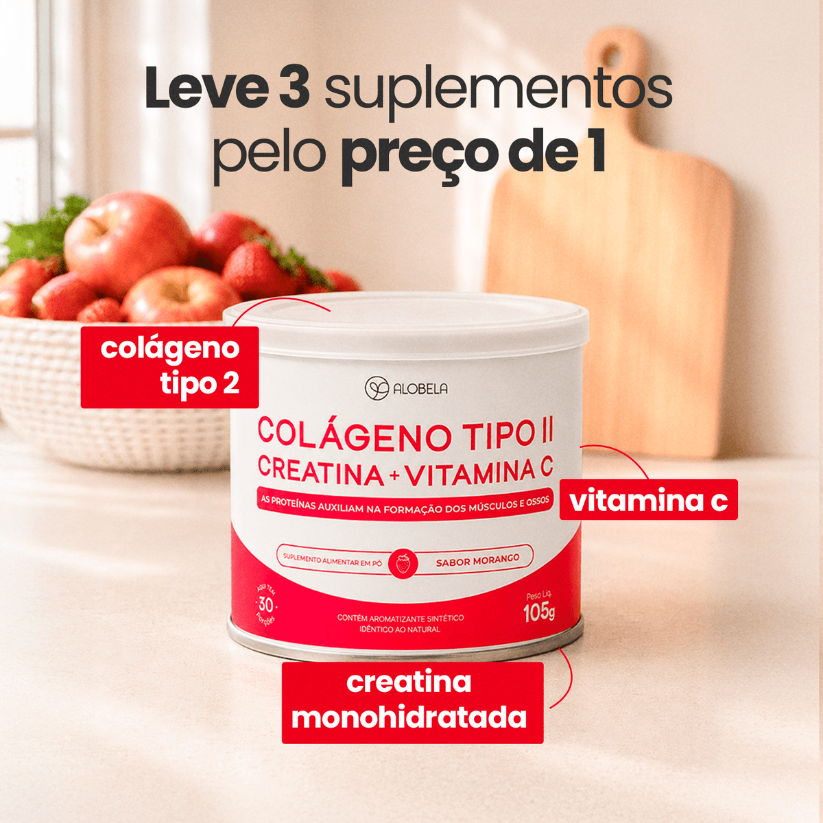 Creatina em pó