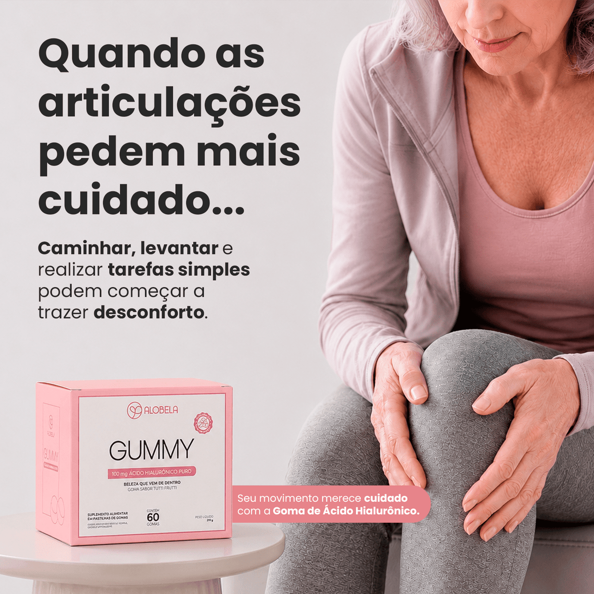 Goma de Ácido Hialurônico Puro Caixa