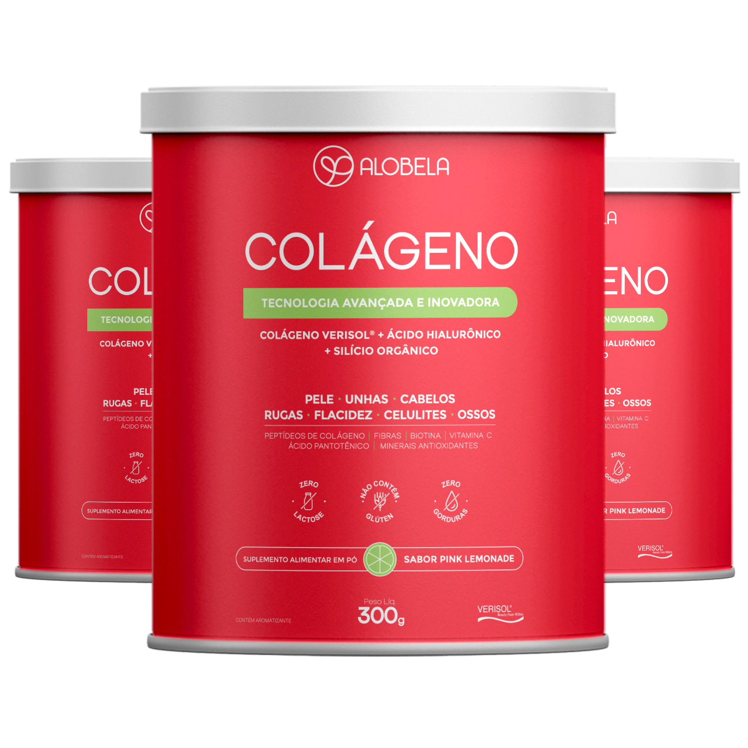 3 Colágeno Pink Lemonade Brinde