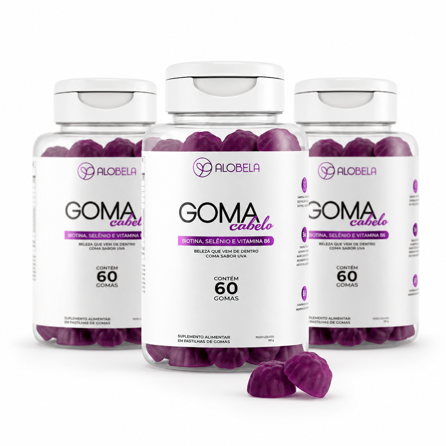 Pote Goma de Cabelo