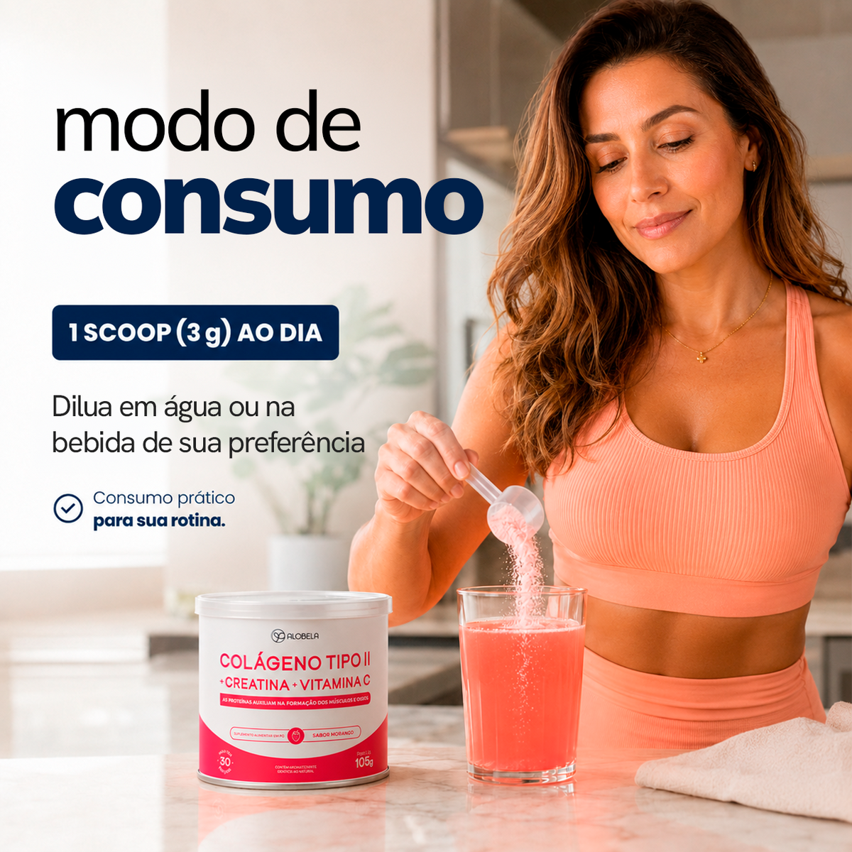 Creatina em pó