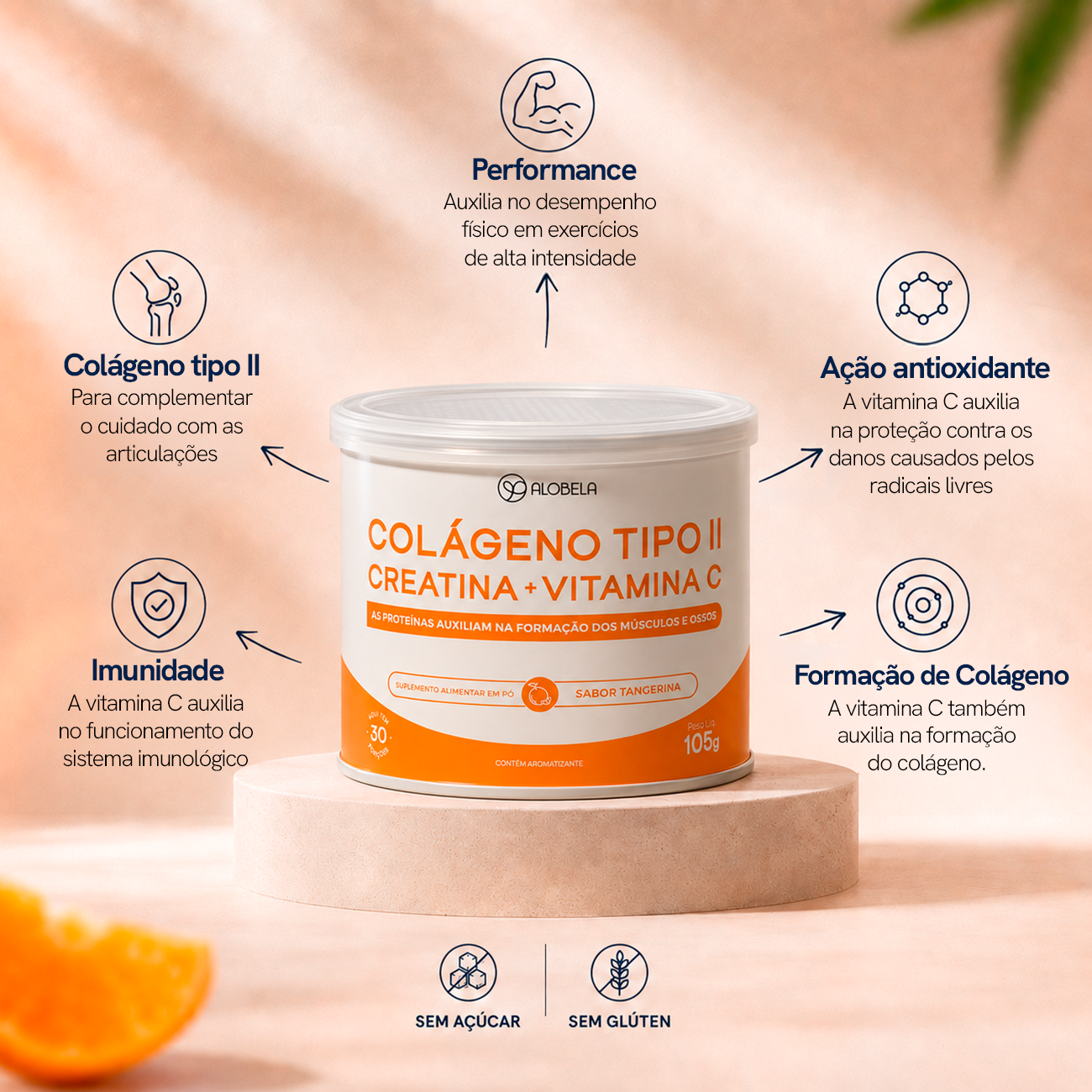 3 Creatinas em pó e ganhe 1 Colágeno Verisol®