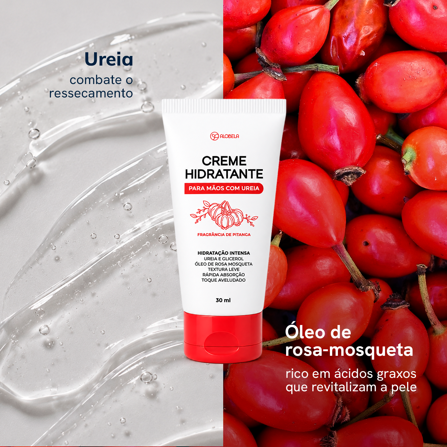 Creme de mãos Pitanga