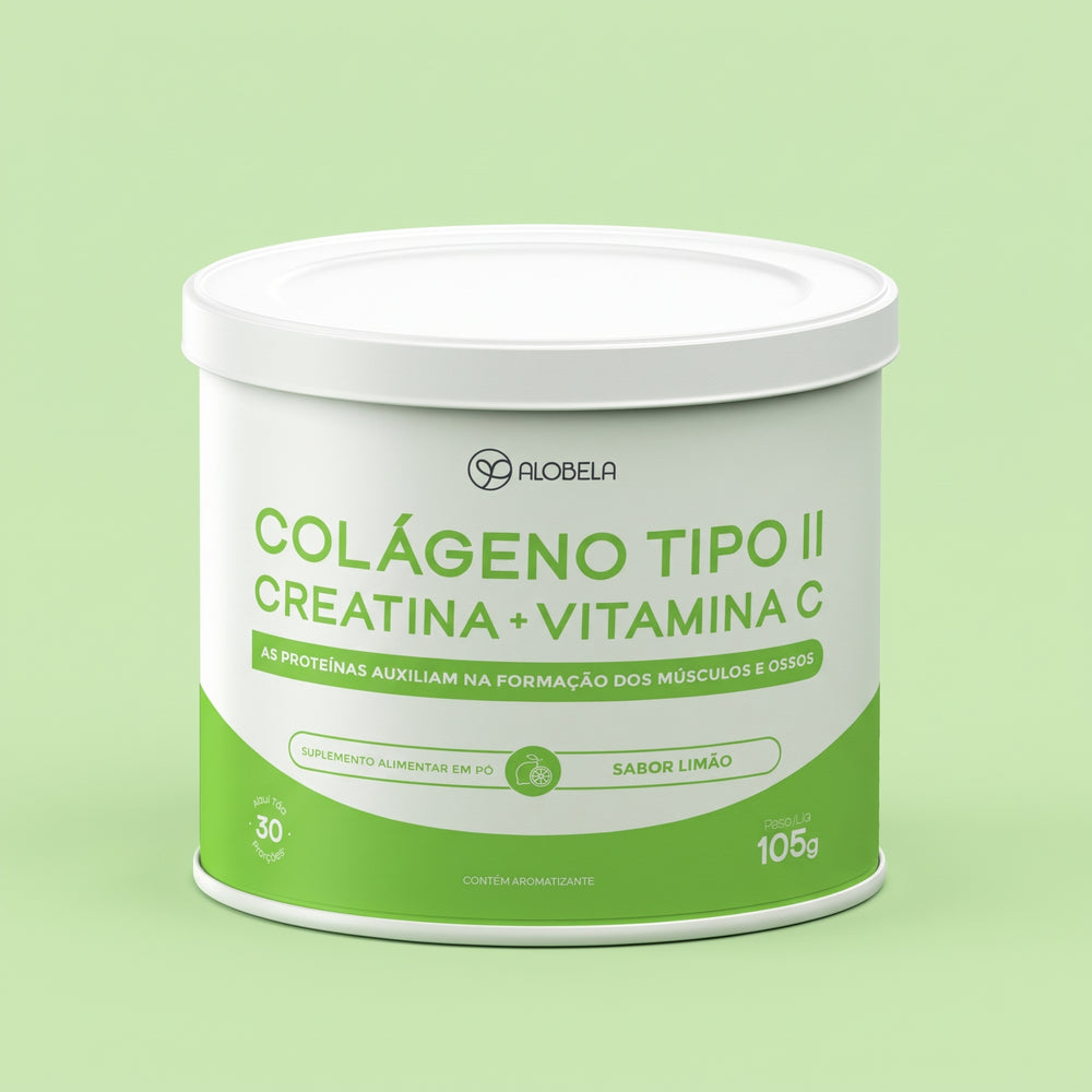 Creatina com Colágeno Tipo II e Vitamina C
