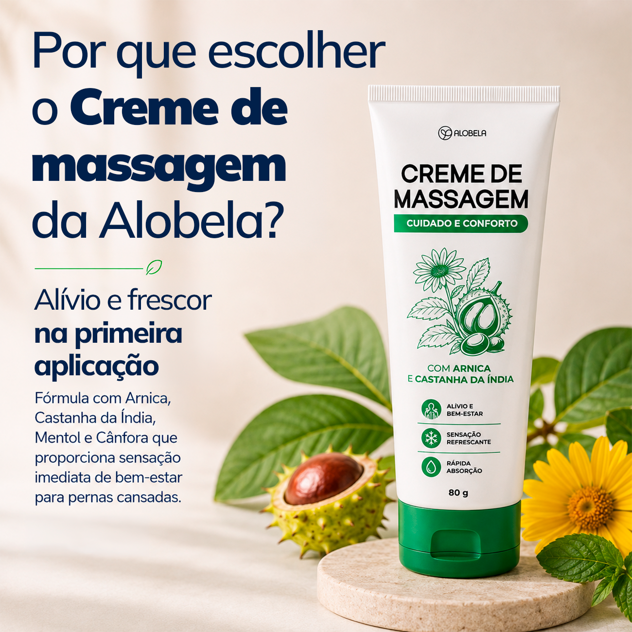 Creme com Arnica - Amostra Grátis