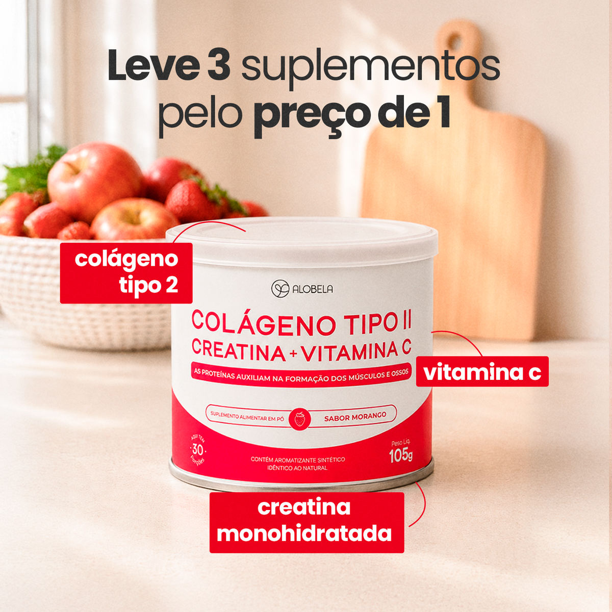 Creatina em pó