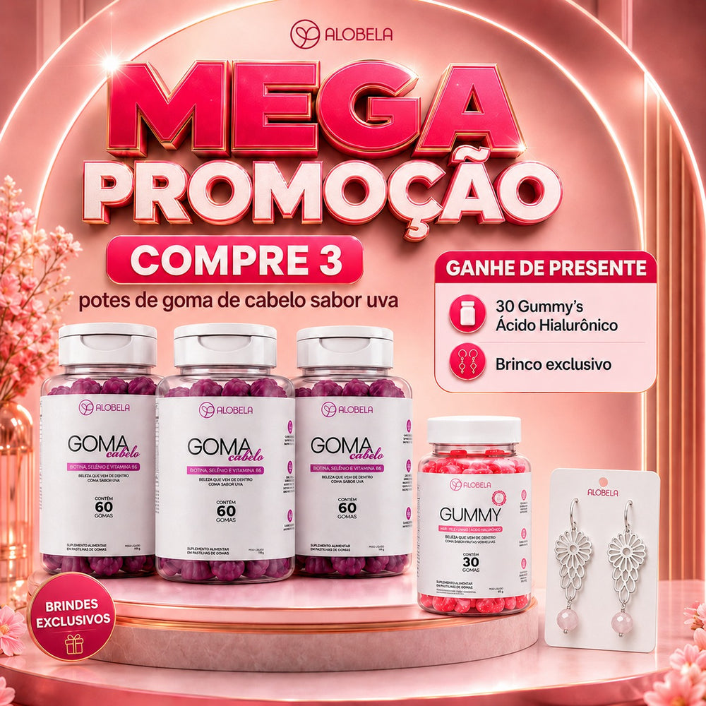 Pote Goma de Cabelo