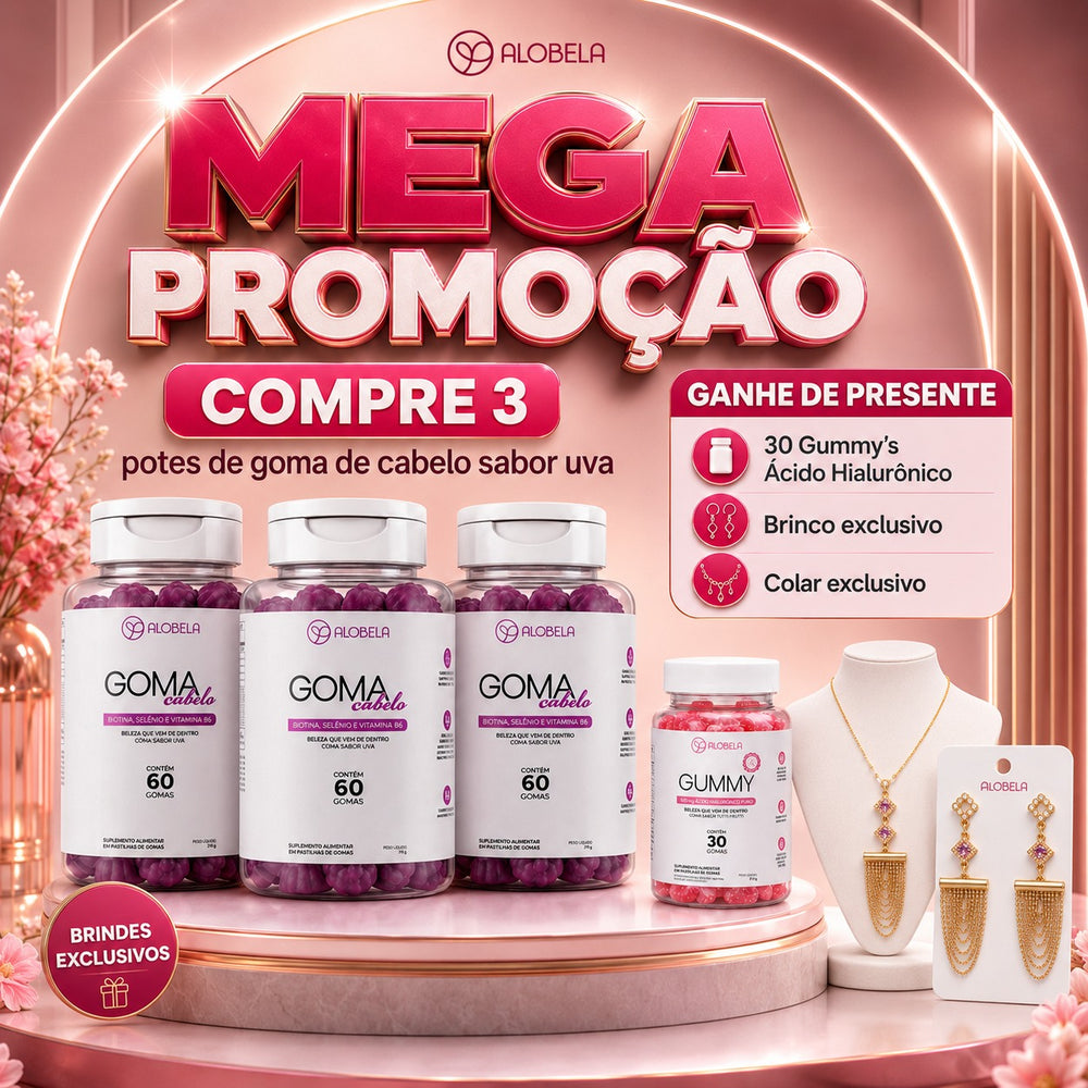 Pote Goma de Cabelo