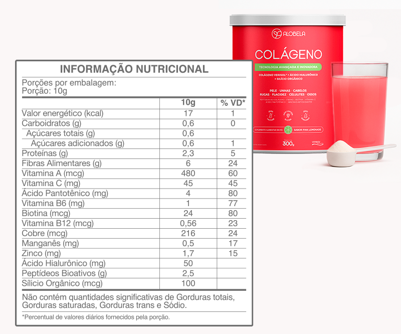 Colágeno Pink Lemonade - Alobela