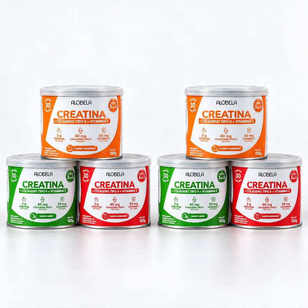 Creatina com Colágeno Tipo II e Vitamina C