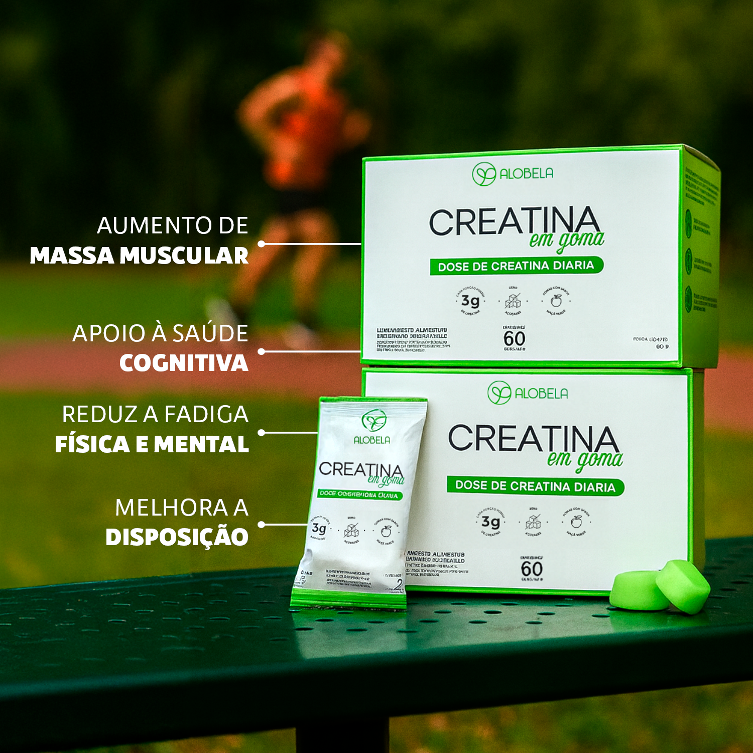 Creatina em goma