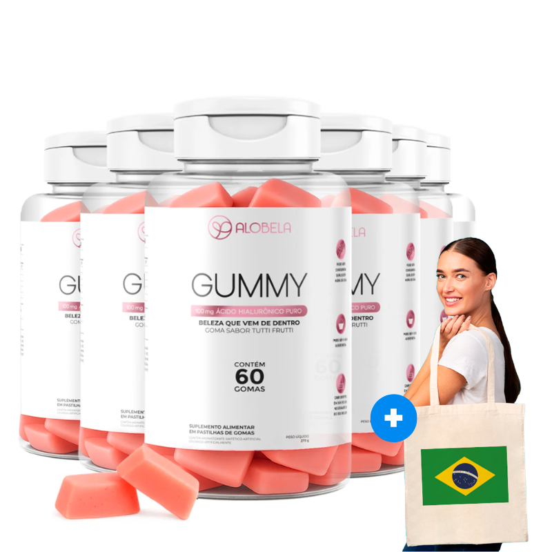 Pote Goma de Ácido Hialurônico Puro