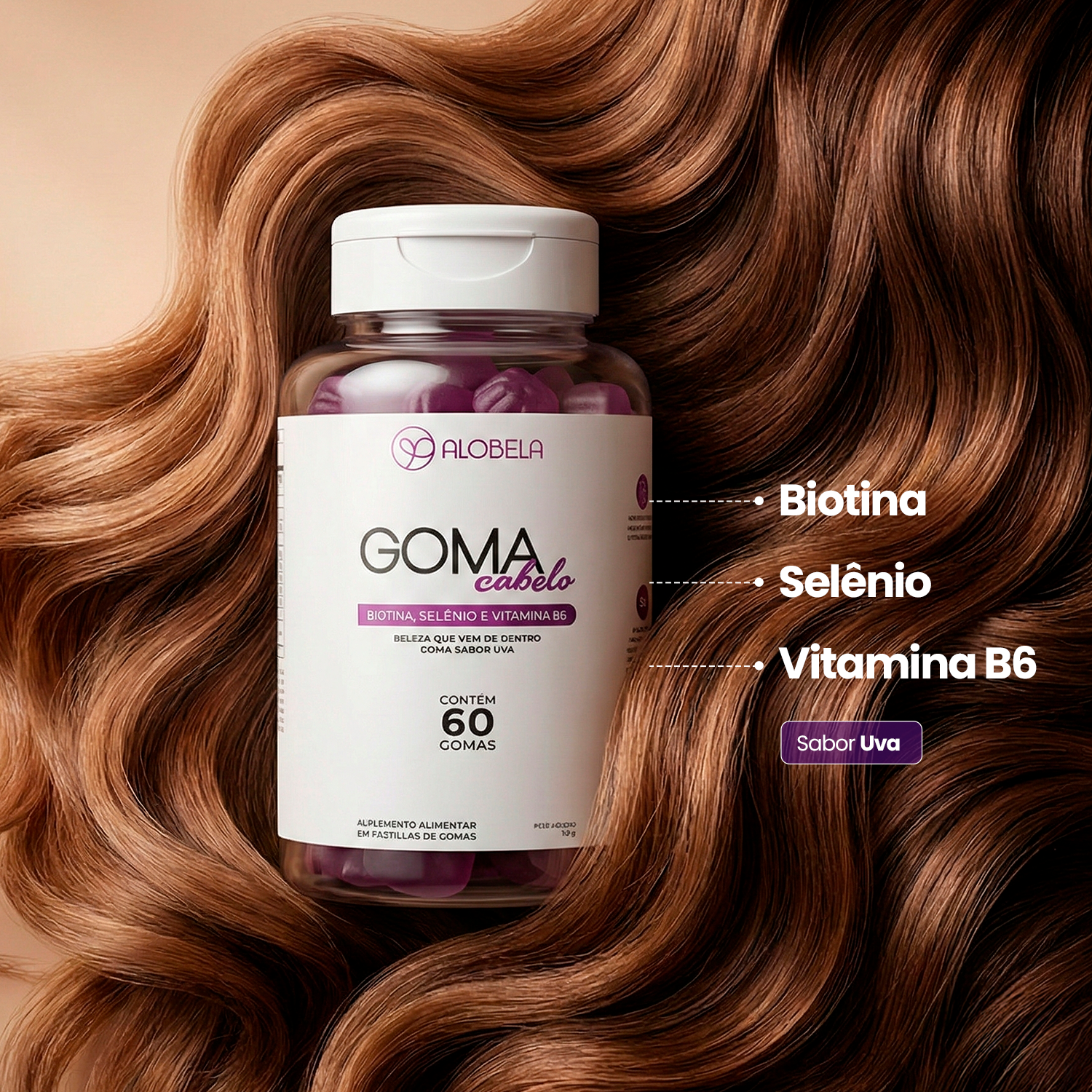 Pote Goma de Cabelo